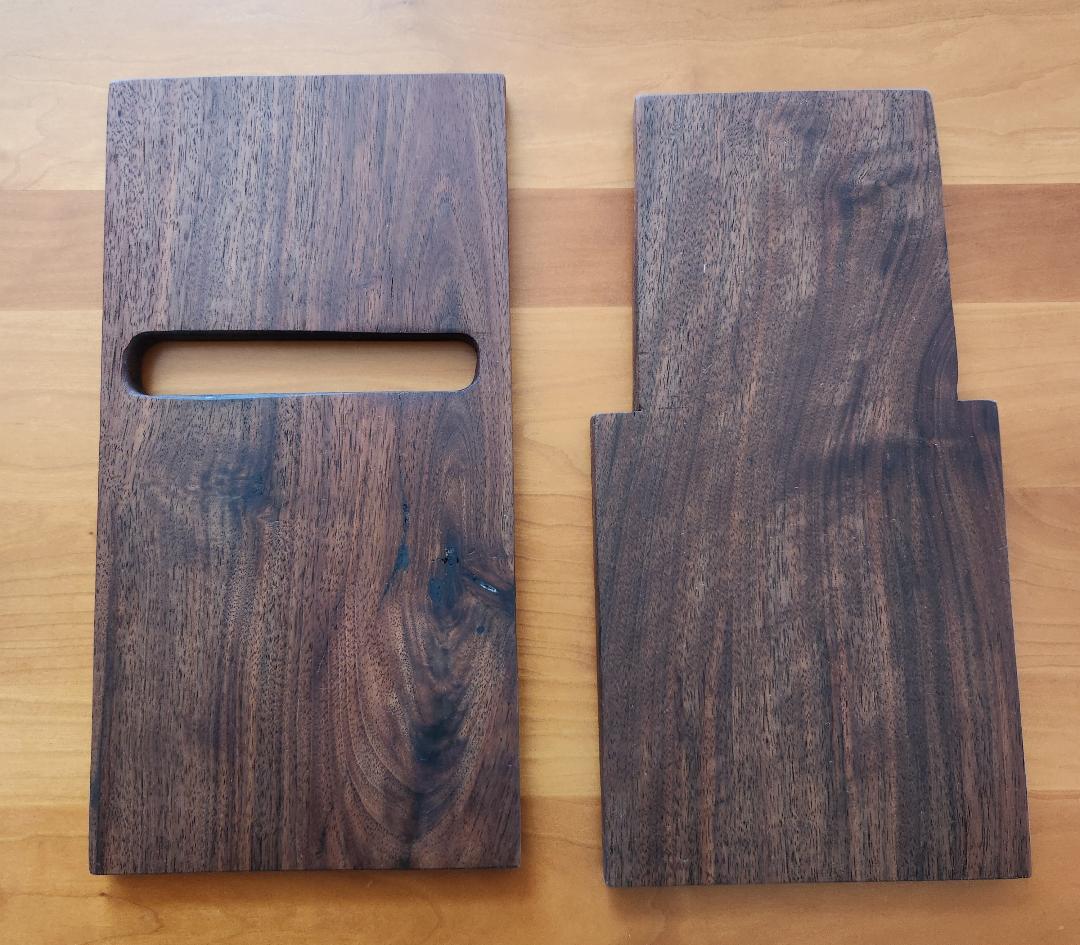 Handcrafted Custom Black Walnut Book Rest
