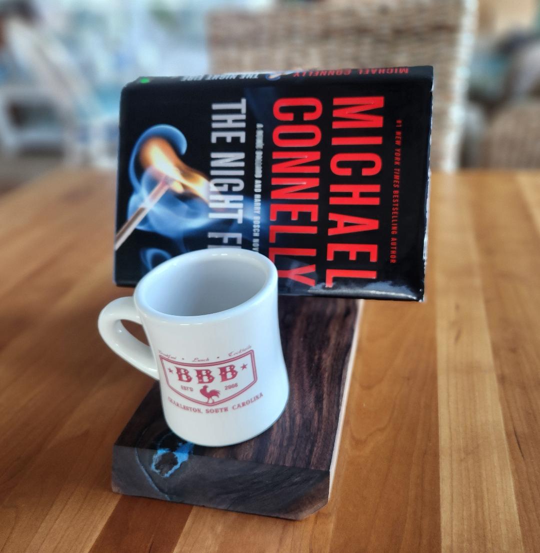 Handcrafted Live Edge Black Walnut Book Caddy*