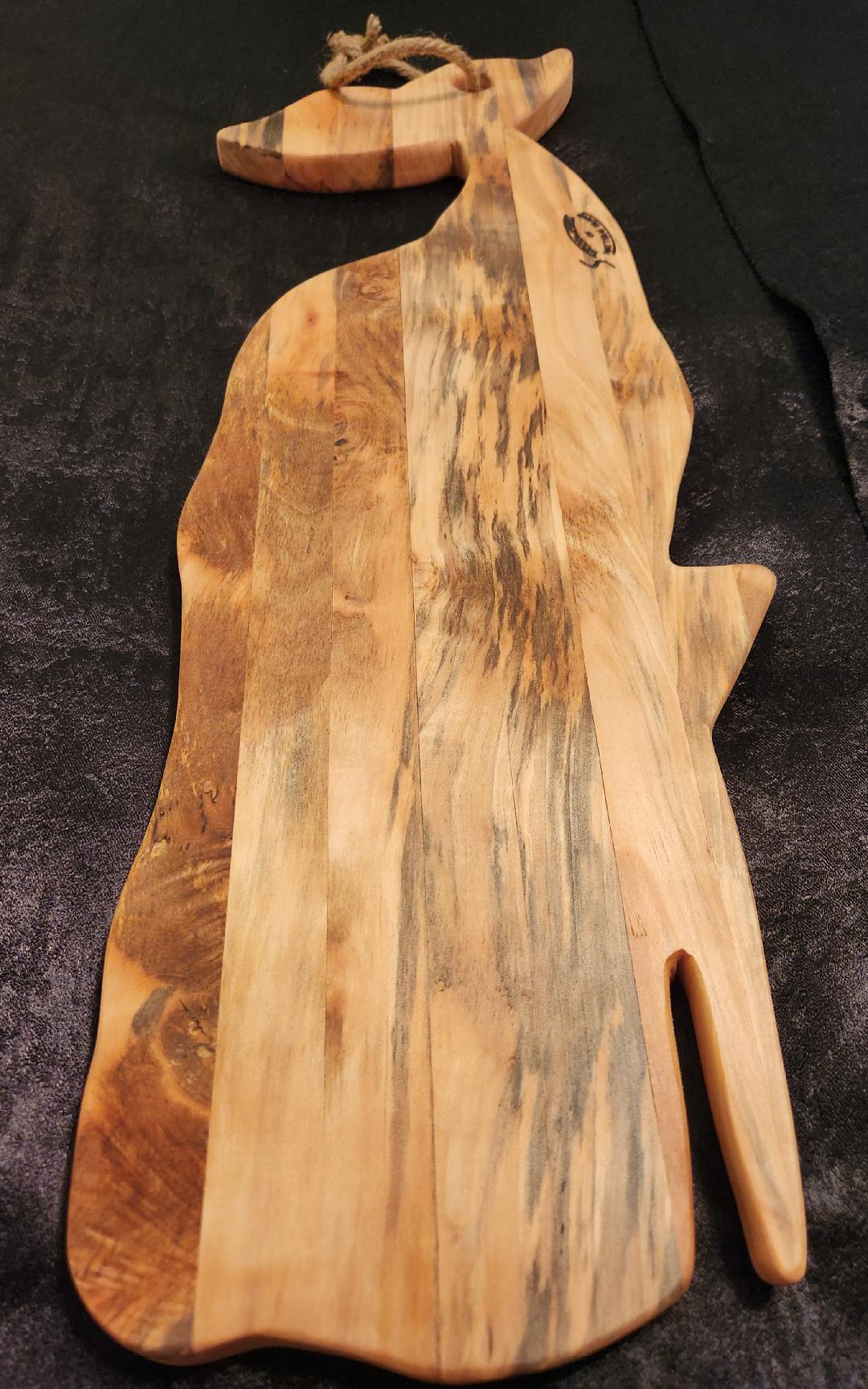 Whale Charcuterie/Cheese Board (Maple)