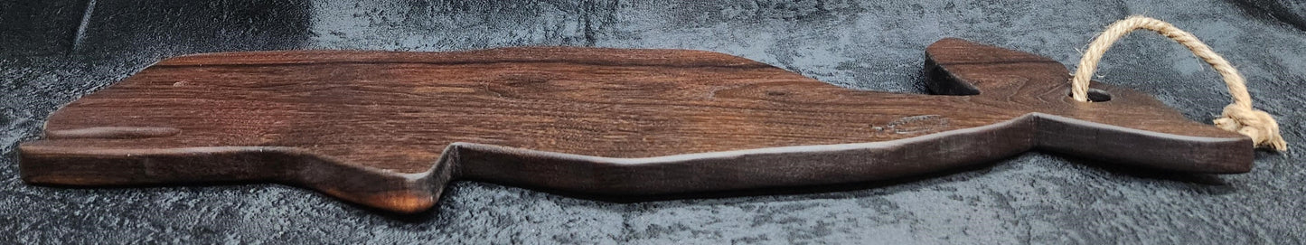 Whale Charcuterie/Cheese Board (Black Walnut)