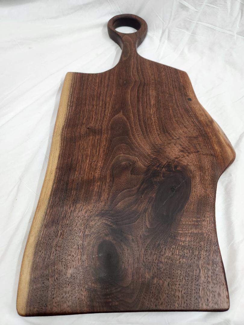 Live Edge Charcuterie/Cheese Board (Black Walnut)