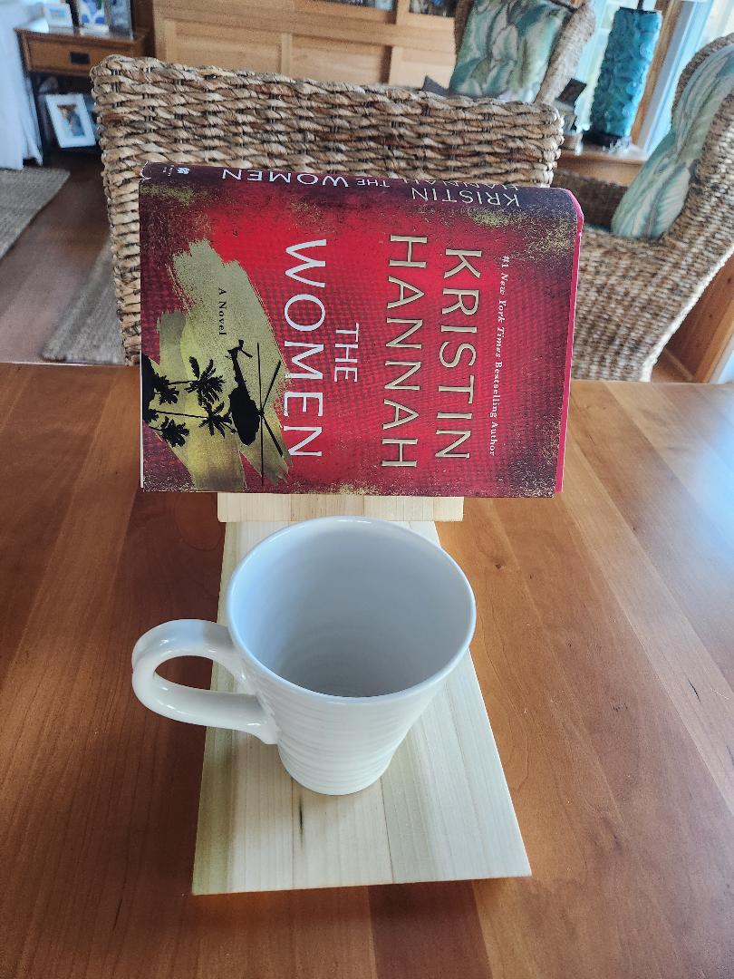 Handcrafted Poplar Wood Book Caddy