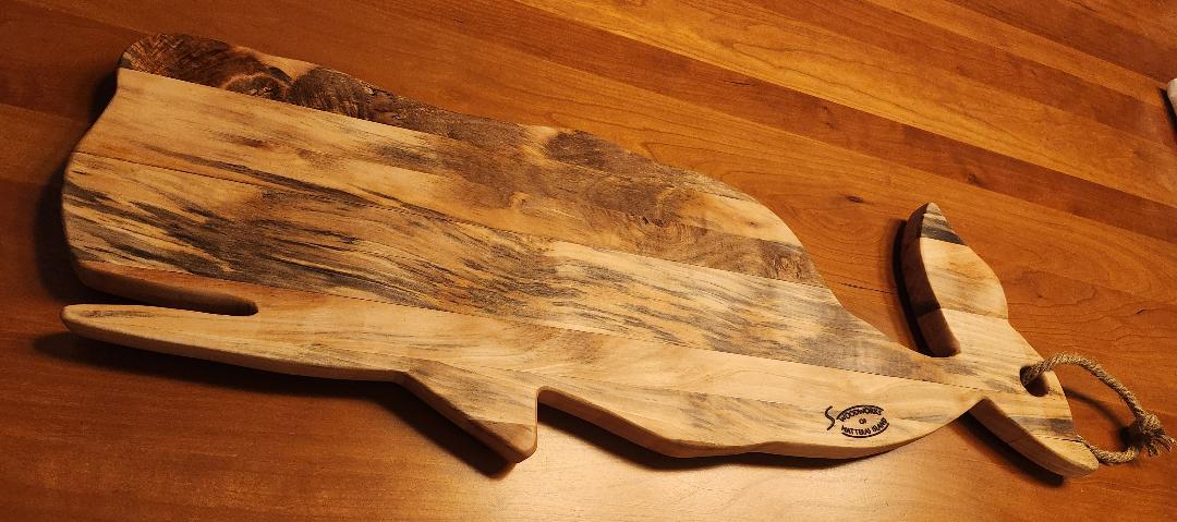 Whale Charcuterie/Cheese Board (Maple)