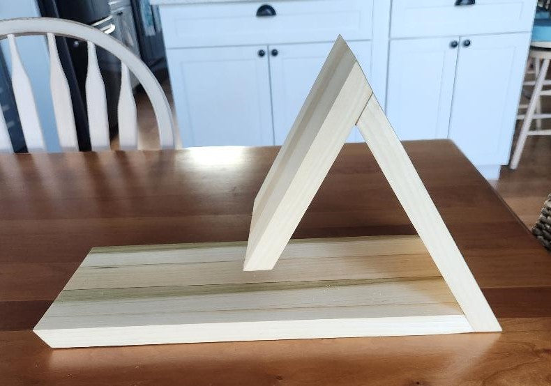 Handcrafted Poplar Wood Book Caddy