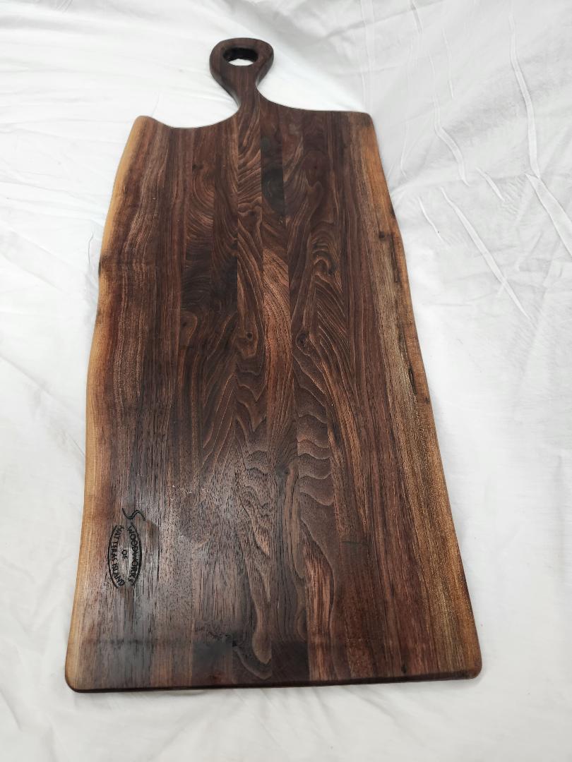 Live Edge Charcuterie/Cheese Board (Black Walnut)