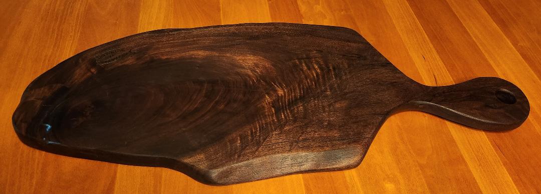 Live Edge Charcuterie/Cheese Board (Black Walnut)