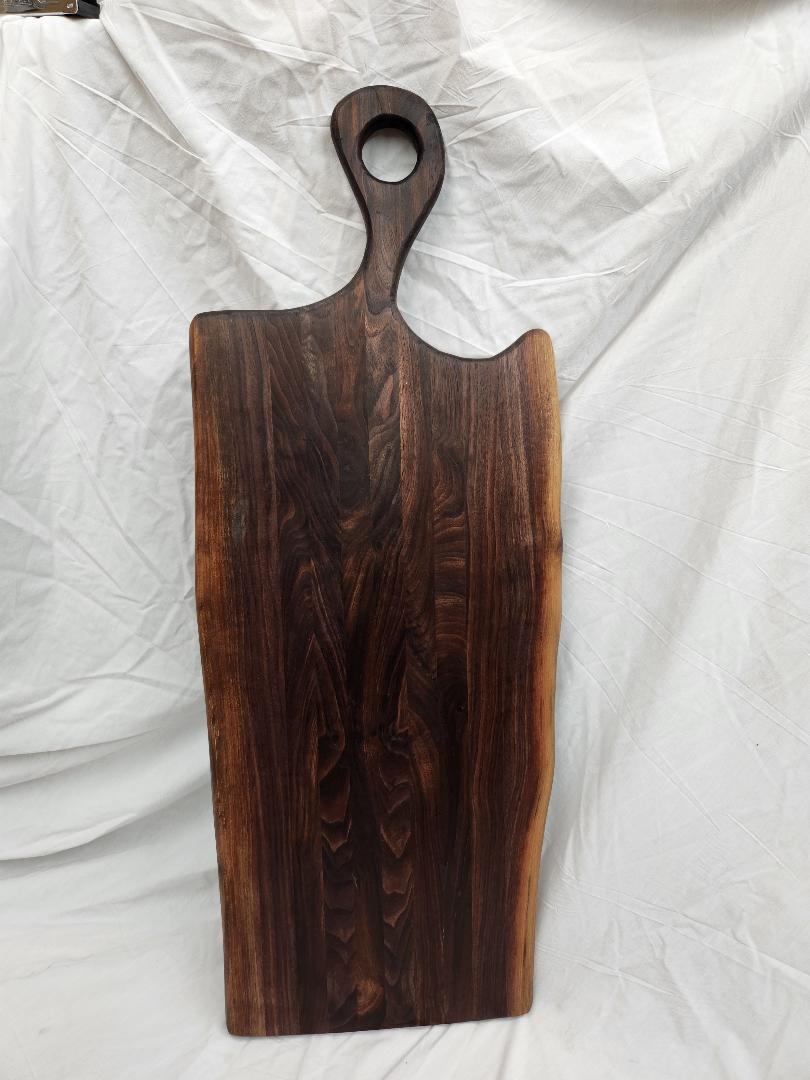 Live Edge Charcuterie/Cheese Board (Black Walnut)