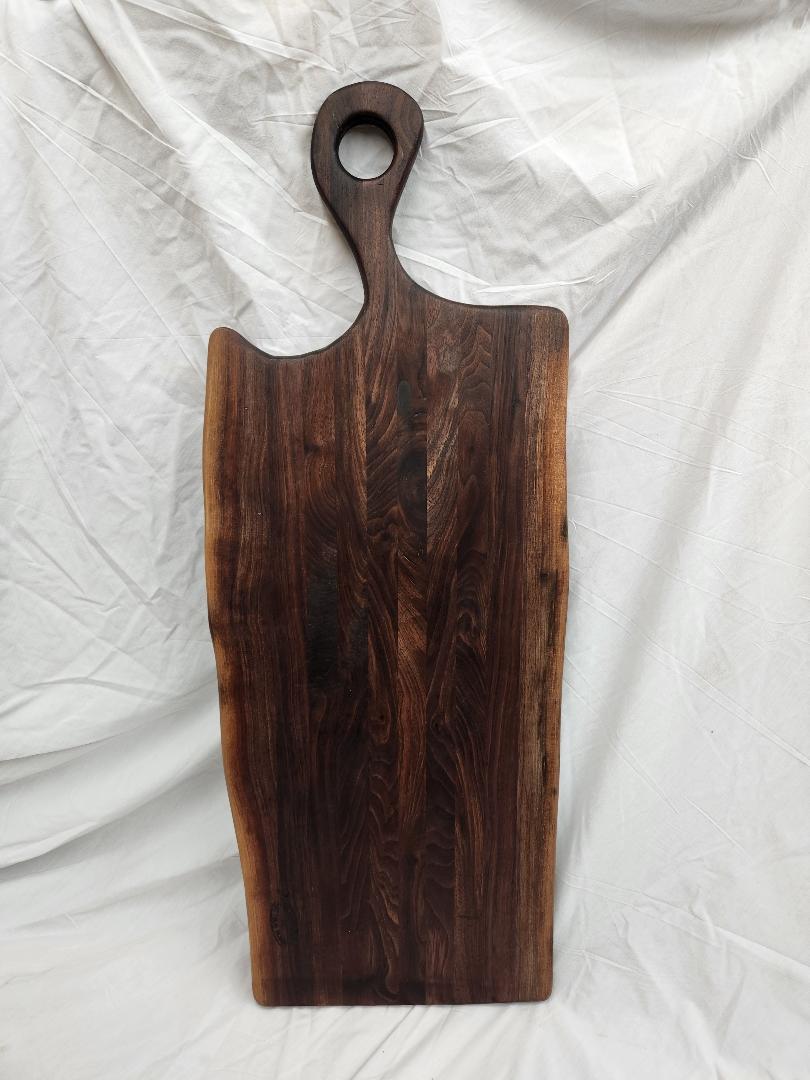 Live Edge Charcuterie/Cheese Board (Black Walnut)