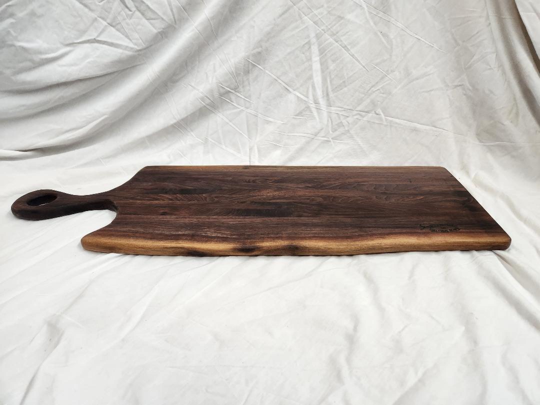 Live Edge Charcuterie/Cheese Board (Black Walnut)