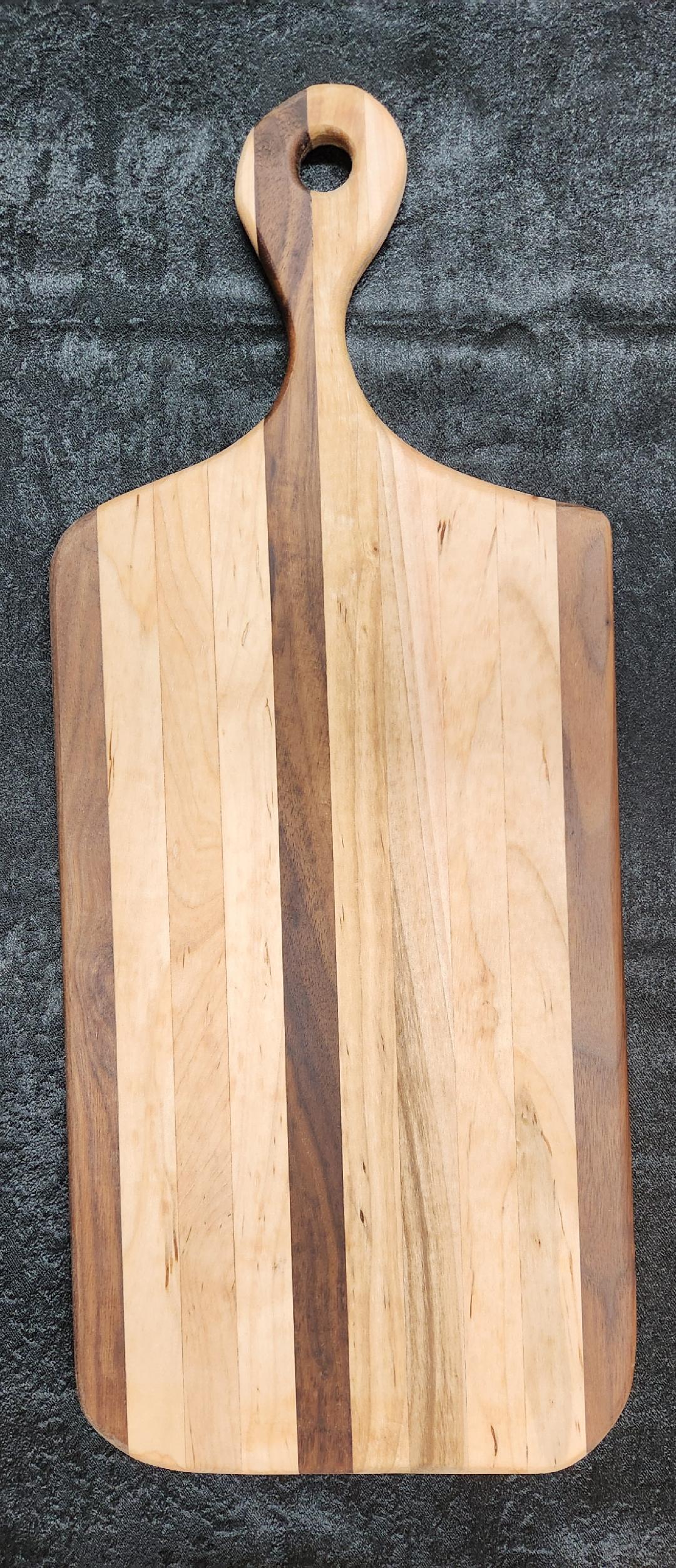 Charcuterie/Cheese Board (Black Walnut, Maple, Red Oak)