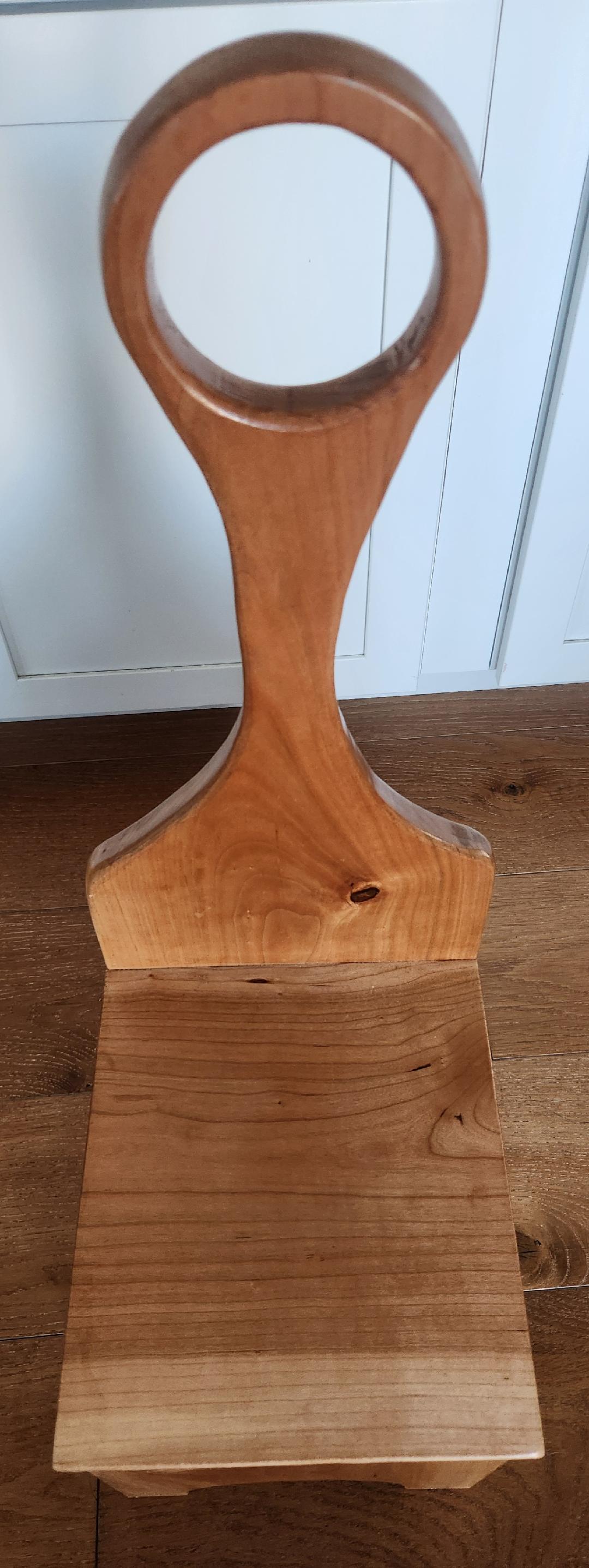 Handcrafted Long Handle Maple Step Stool*