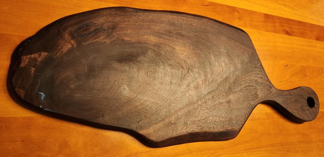 Live Edge Charcuterie/Cheese Board (Black Walnut)