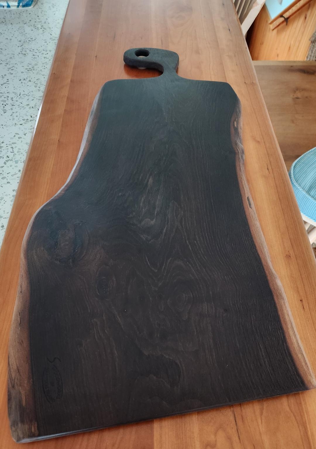 Live Edge Charcuterie Board (Black Walnut)