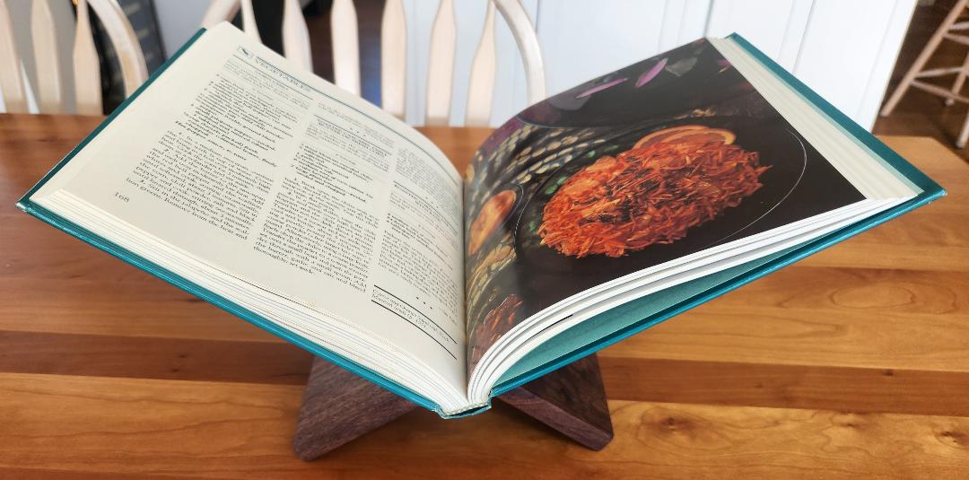 Handcrafted Custom Black Walnut Book Rest