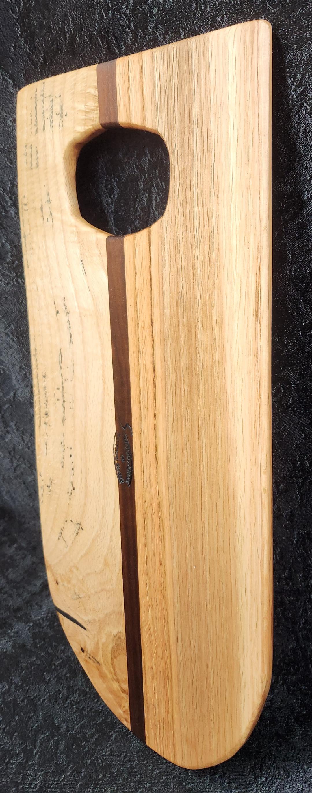 Live Edge Charcuterie/Cheese Board (Red oak and Black Walnut)