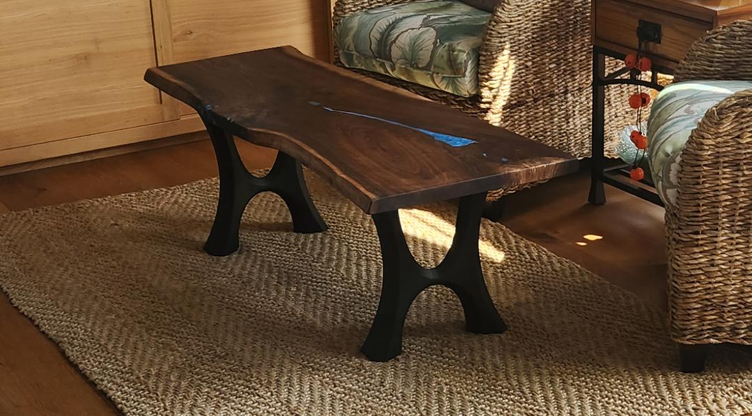 Live Edge  Coffee Table (Black Walnut)