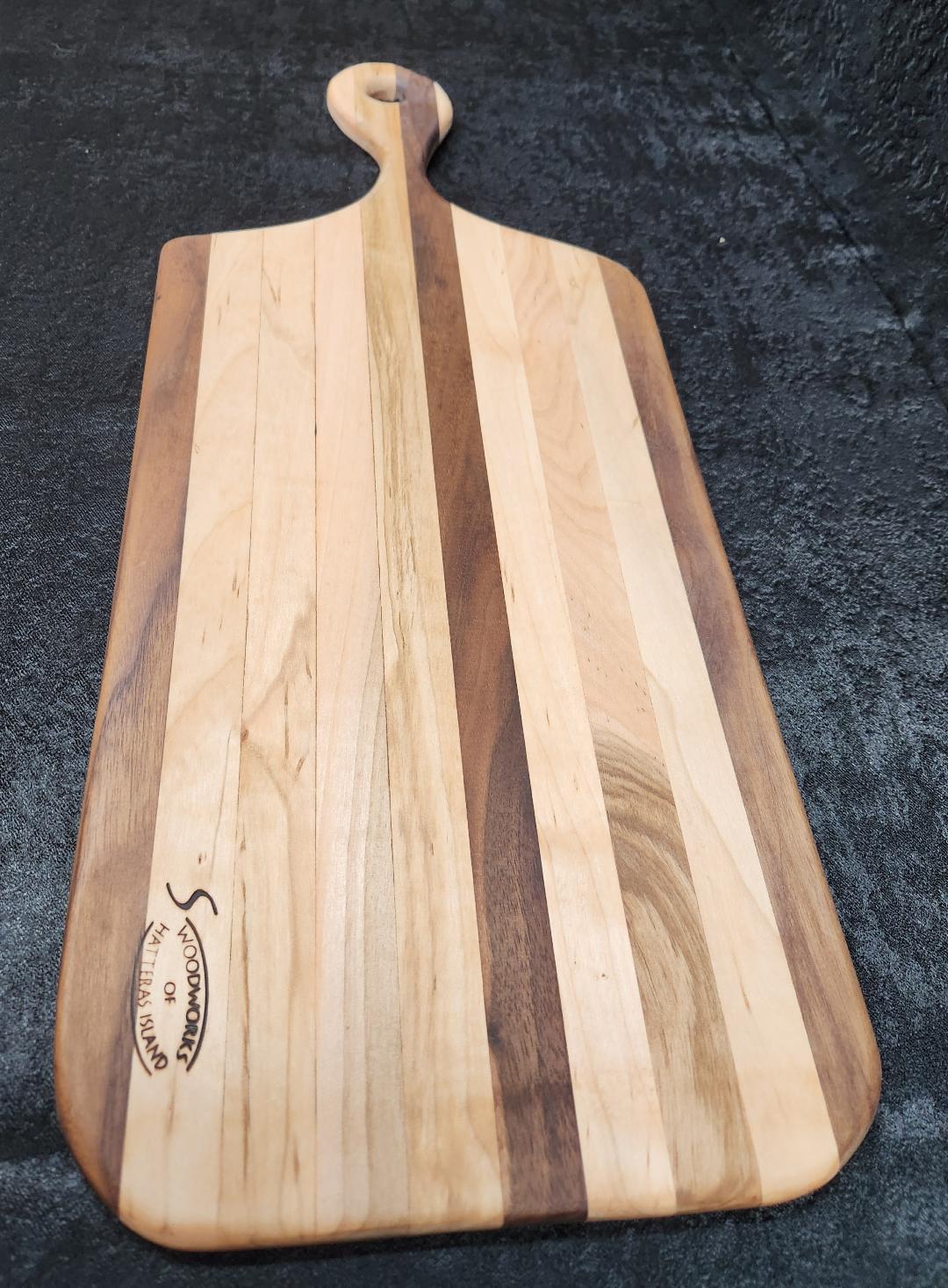 Charcuterie/Cheese Board (Black Walnut, Maple, Red Oak)