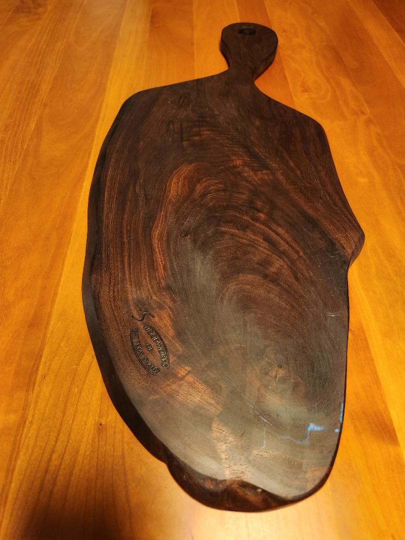 Live Edge Charcuterie/Cheese Board (Black Walnut)