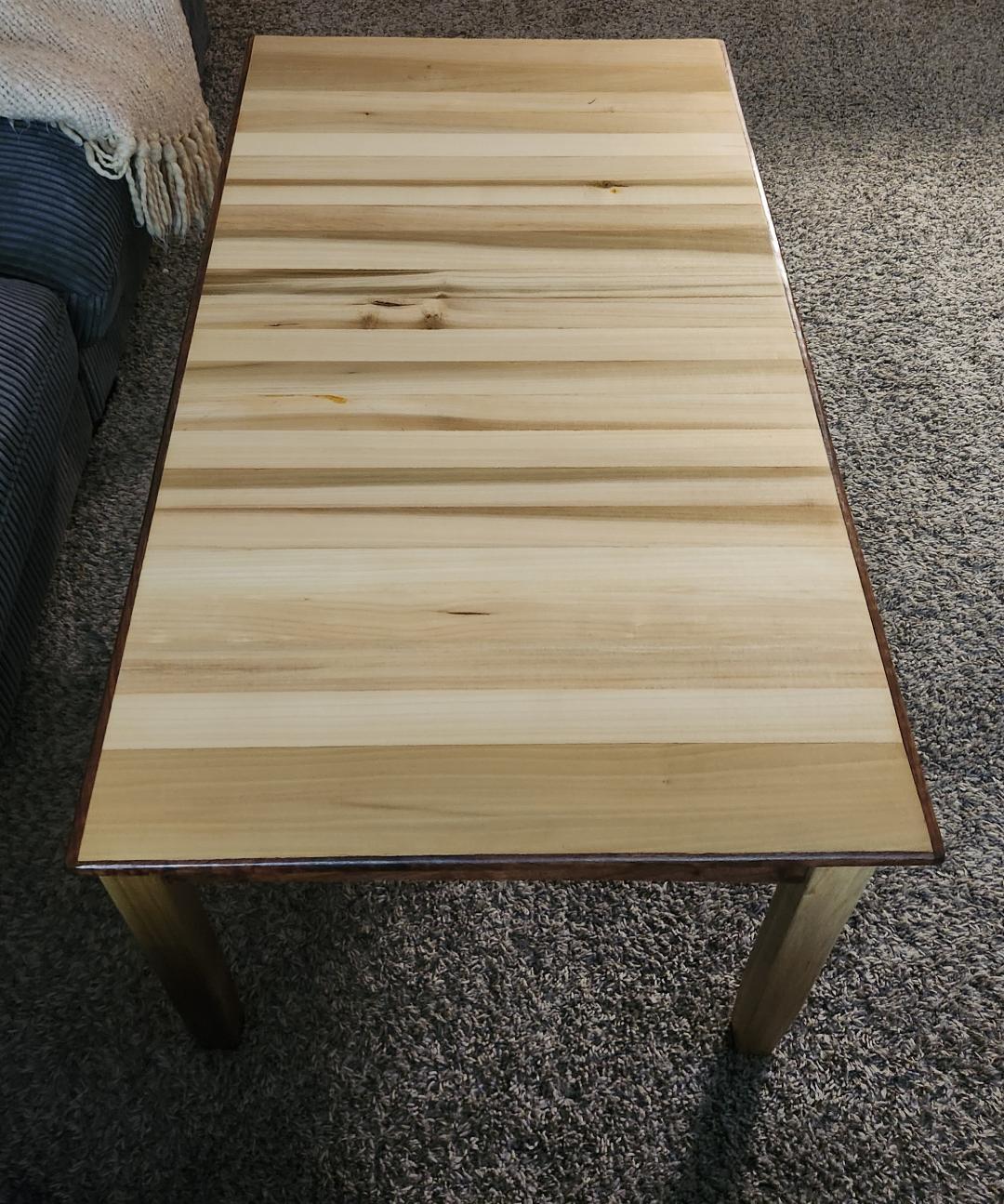 Poplar Wood Coffee Table*