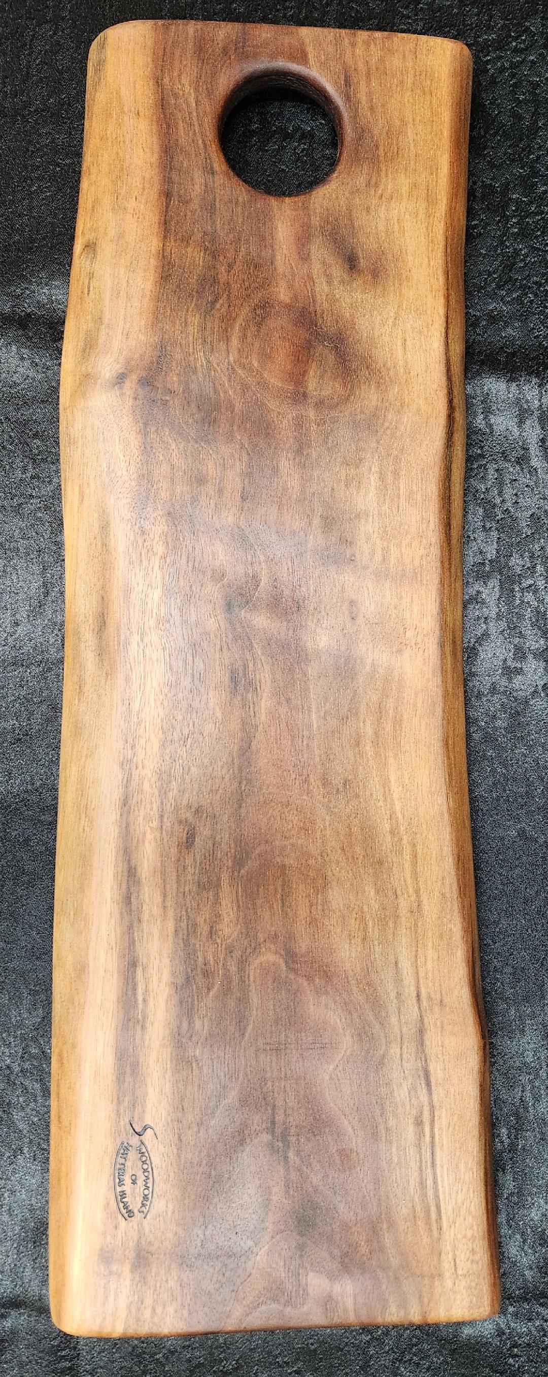 Live Edge Charcuterie Board (Black Walnut) *