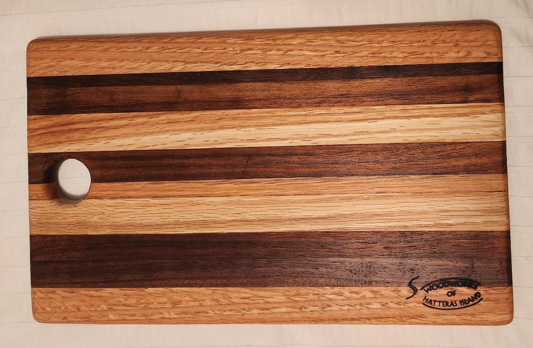 Bread Board (Red Oak, Texas Oak and Black Walnut) *