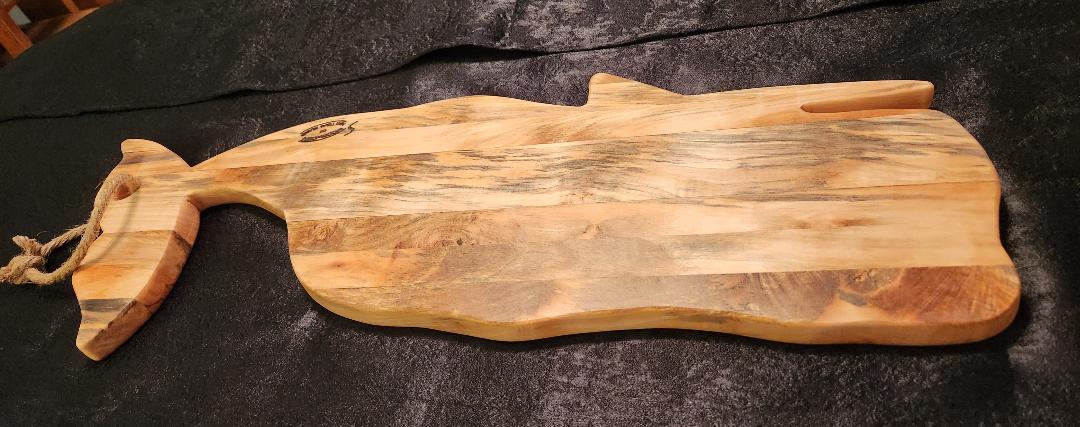 Whale Charcuterie/Cheese Board (Maple)