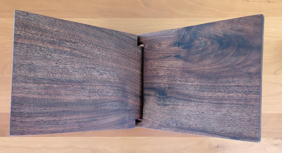 Handcrafted Custom Black Walnut Book Rest