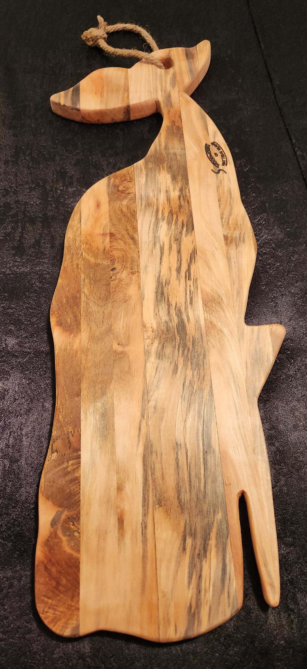 Whale Charcuterie/Cheese Board (Maple)