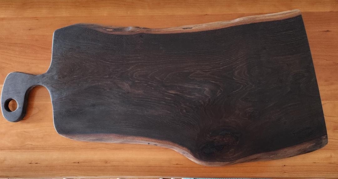 Live Edge Charcuterie Board (Black Walnut)