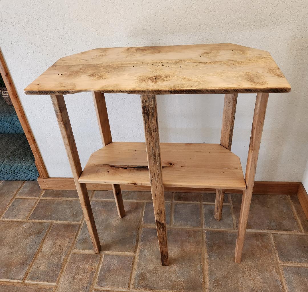 Maple Two-Tier Entryway Table