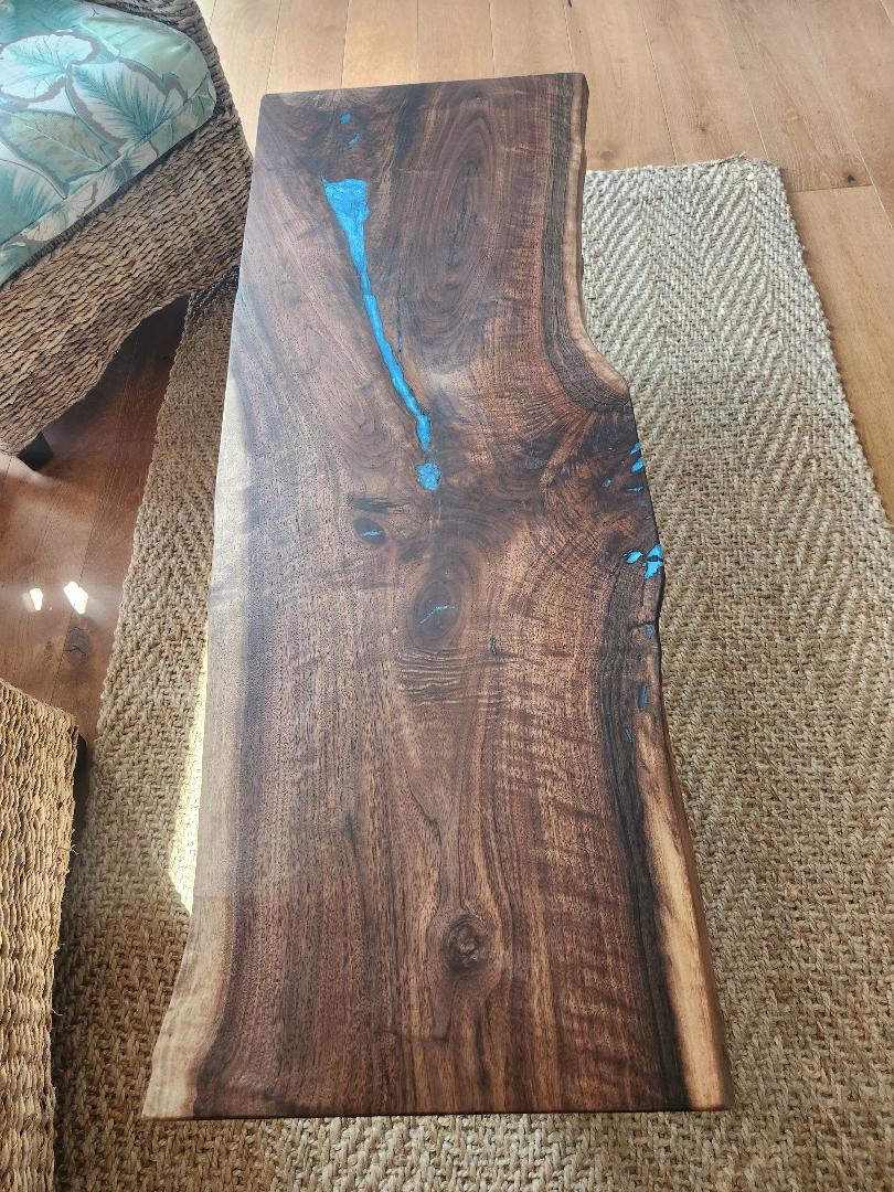 Live Edge  Coffee Table (Black Walnut)