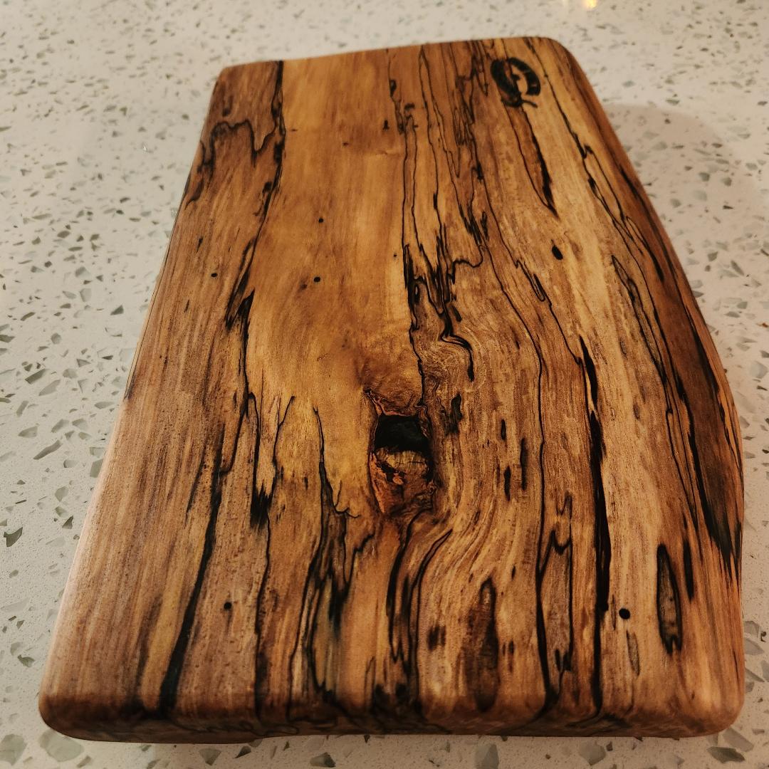 Live Edge Charcuterie/Cheese Board (Spalted Maple)