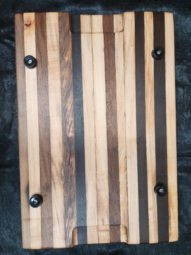 CUSTOM ORDER Live Edge Cutting Board (Black Walnut, Maple and Mahogany) *