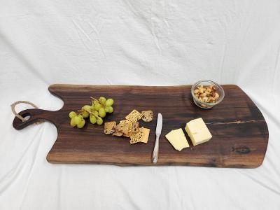 Live Edge Charcuterie/Cheese Board (Black Walnut)