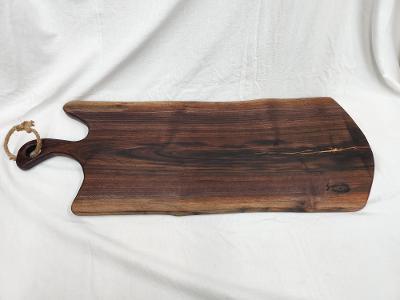 Live Edge Charcuterie/Cheese Board (Black Walnut)