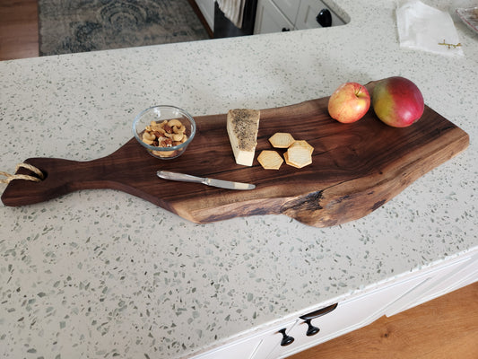 Live Edge Black Walnut Charcuterie/Cheese Board *