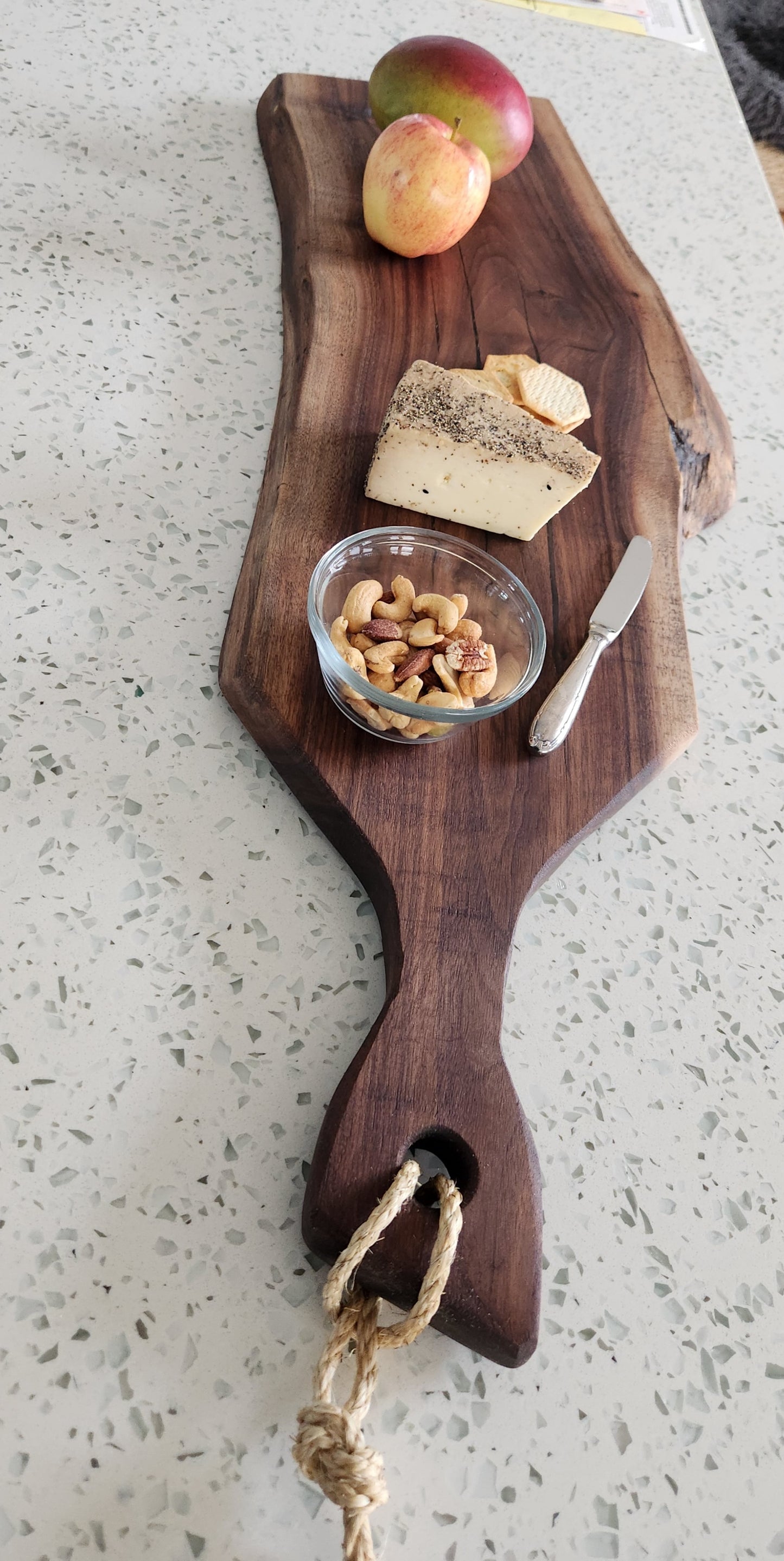 Live Edge Black Walnut Charcuterie/Cheese Board *