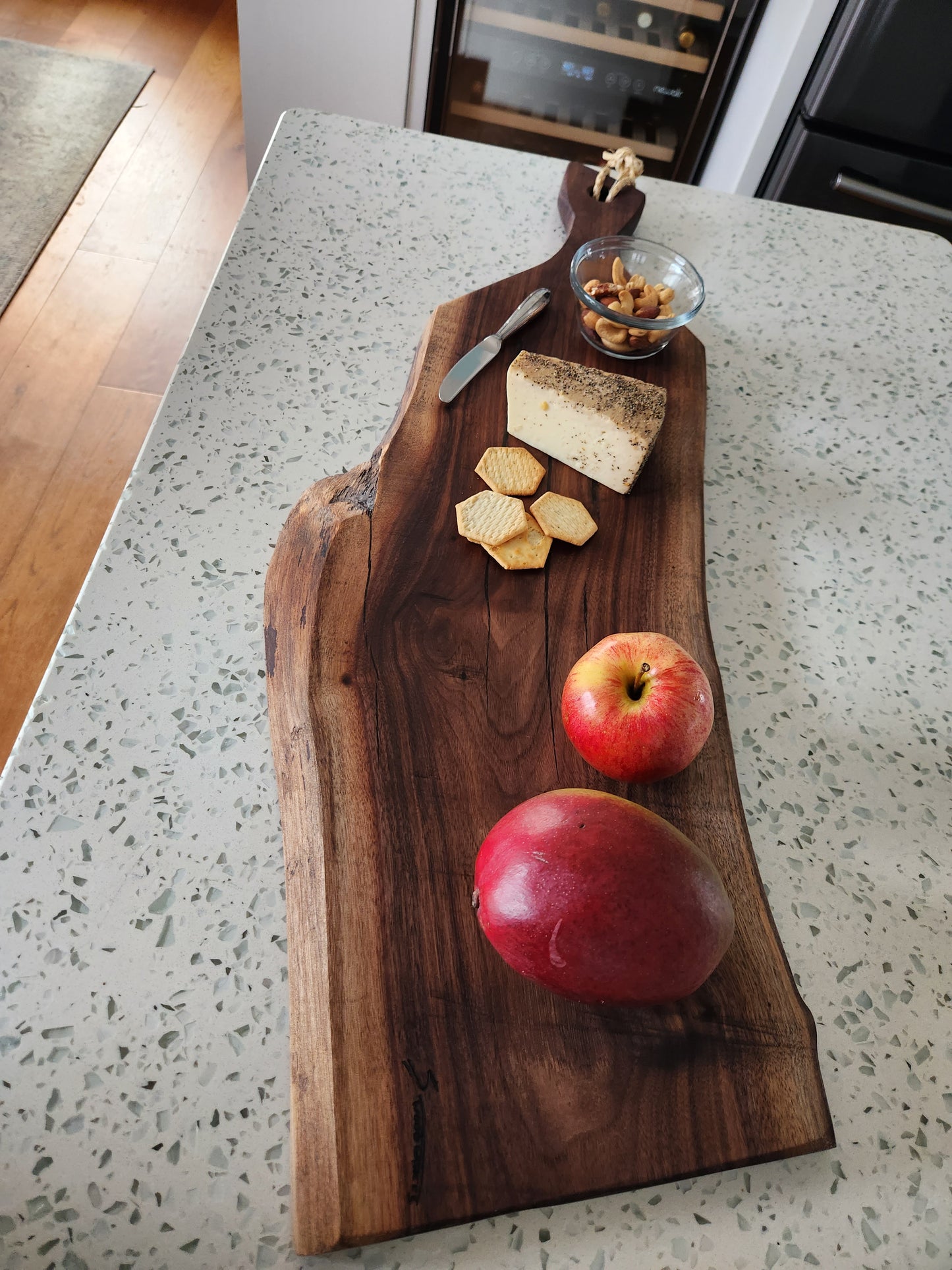 Live Edge Black Walnut Charcuterie/Cheese Board *