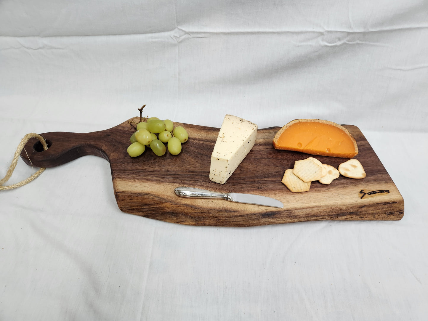 Live Edge Charcuterie/Cheese Board (Black Walnut)