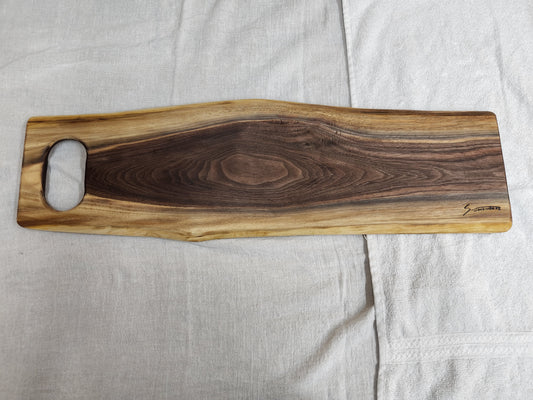 Live edge Charcuterie/Cheese Board (Black Walnut)