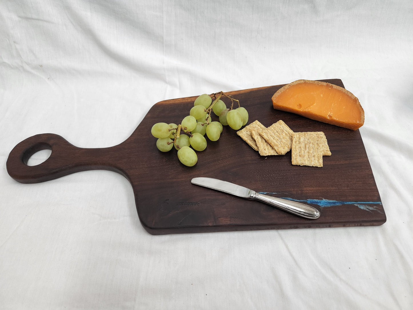 Live Edge Charcuterie/Cheese Board (Black Walnut)