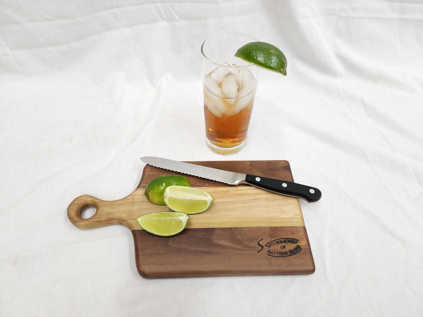 Bread Board (Black Walnut and Red Oak)