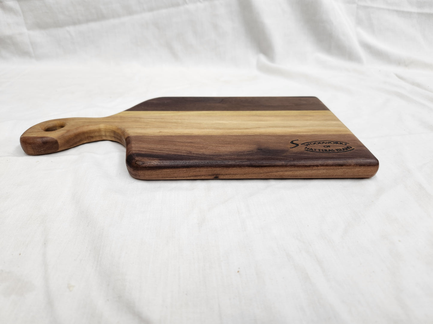 Bread Board (Black Walnut and Red Oak)