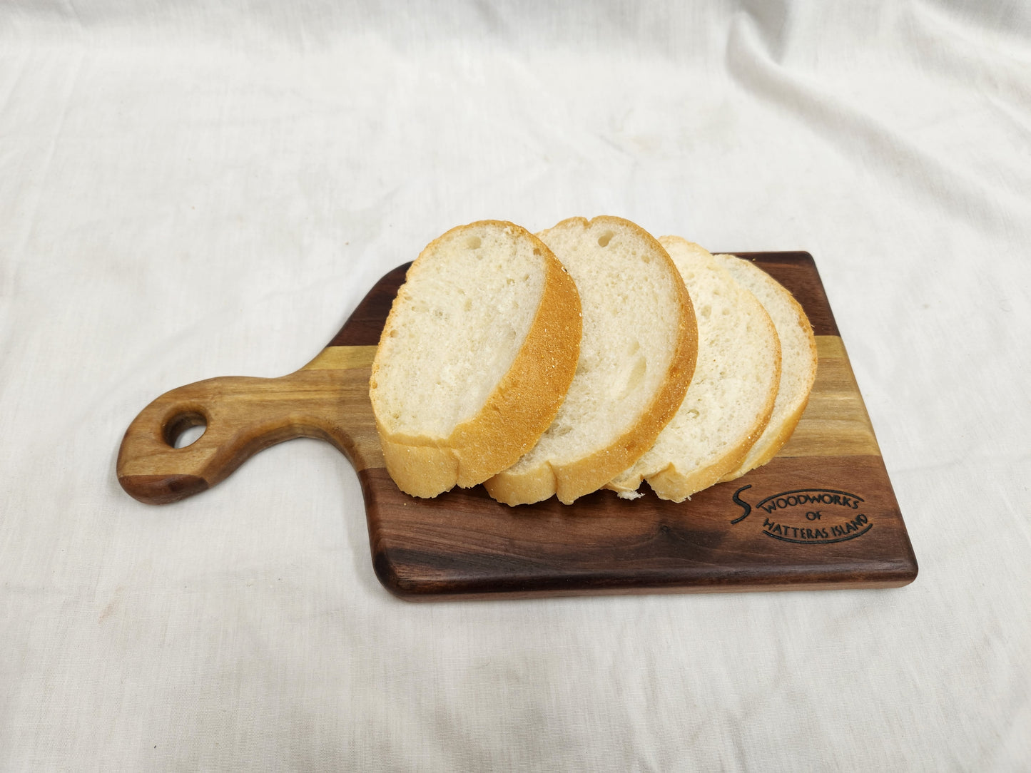 Bread Board (Black Walnut and Red Oak)